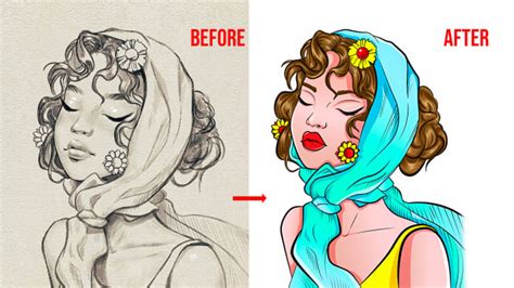 How to Turn a Drawing into Digital Art: A Journey Through the Process and Tips