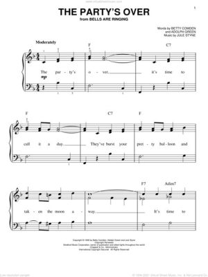 when the party's over piano sheet music: A Symphony of Emotions and Technical Mastery